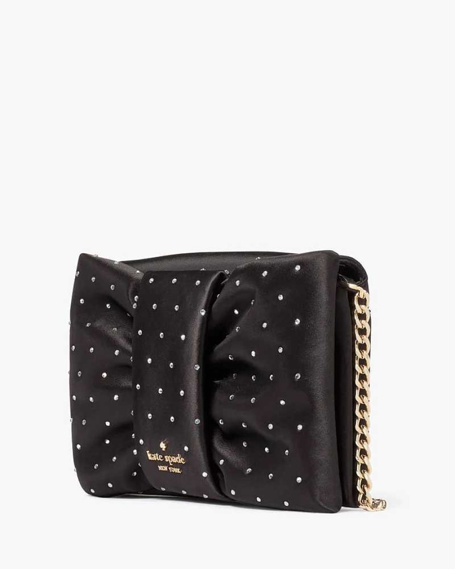 Handbags Kate Spade Outlet | Millie Bow Embellished Flap Crossbody