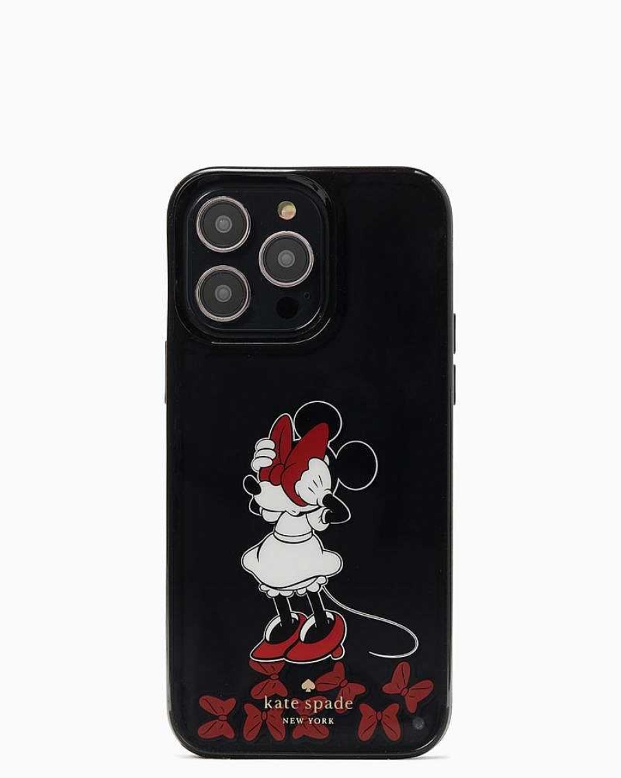 Handbags Kate Spade Outlet | Minnie Mouse Bow Resin Iphone 14 Pro Max Case